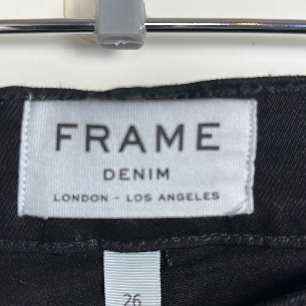 FRAME DENIM Black fitted flare jean - Picture 9 of 11